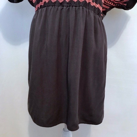 Under Skies Mini Embroidered Dress Women L - Picture 4 of 12